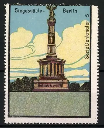 Reklamemarke Berlin, Siegessäule, Denkmal-Serie