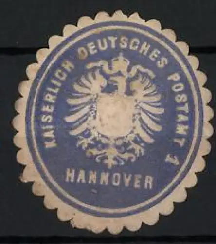 Reklamemarke Hannover, Kaiserlich Deutsches Postamt, Reichsadler-Symbol