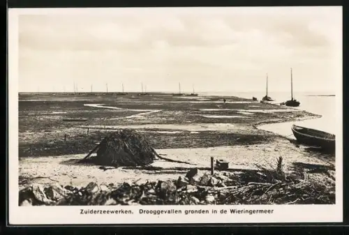 AK Zuiderzeewerken, Drooggevallen gronden in de Wieringermeer