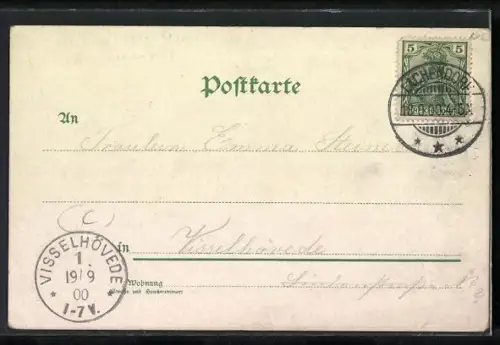 AK Alexandrie, Village sur Nil