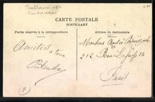 AK Courrières, Berthon, L`Escape de Sallaumines qui est resté