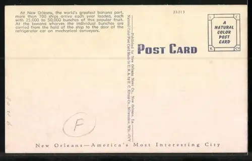 AK New Orleans, Banana Plant, Unloading Bananas