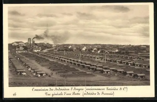 AK Angers, Commission des Ardoisières, Vue générale d`une Butte