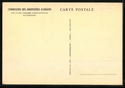 AK Angers, Vue d`une Chambre d`exploitation southeranne