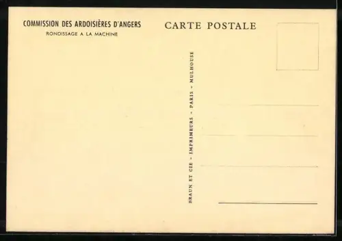 AK Angers, Commission des Ardoisières, Rondissage a la Machine