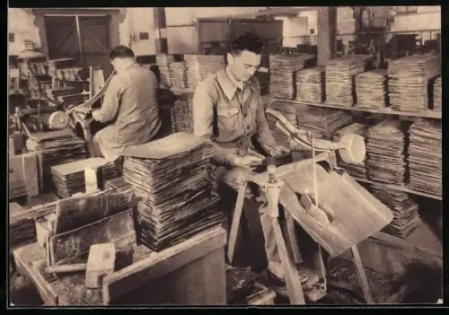 AK Angers, Commission des Ardoisières, Rondissage a la Machine