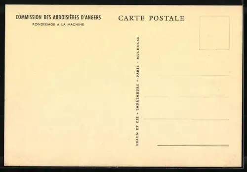 AK Angers, Commission des Ardoisières, Rondissage a la Machine