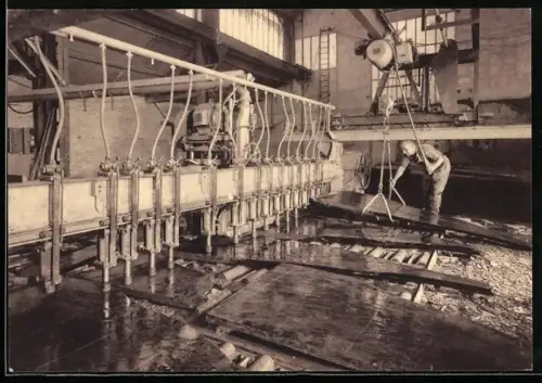 AK Angers, Commission des Ardoisières, Sciade des blocs au disque diamanté