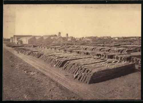 AK Angers, Commission des Ardoisières, Stockage des Ardoises de couverture