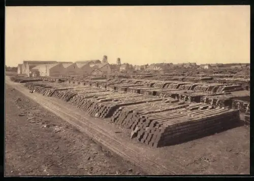 AK Angers, Commission des Ardoisières, Stockage des Ardoises de couverture