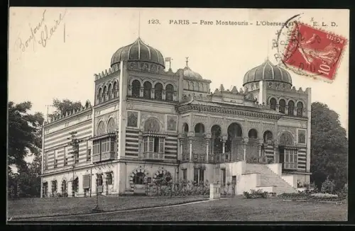 AK Paris, Parc Montsouris, Obervatorium