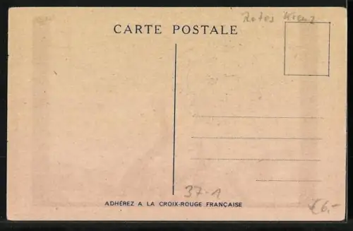 AK La Croix Rouge, Trait d`Union entre les Peuples, Rotes Kreuz