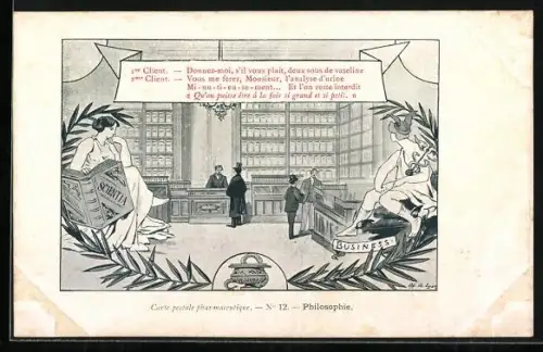 AK Carte postale pharmaceutique, Philosophie