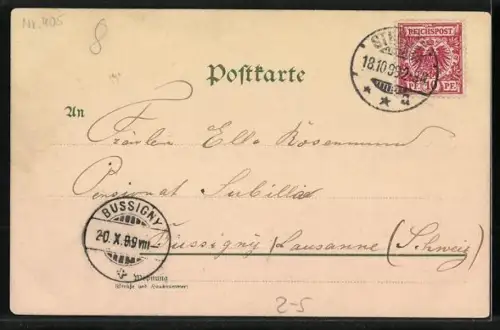 AK Segelboot auf einem kleinen Kanal