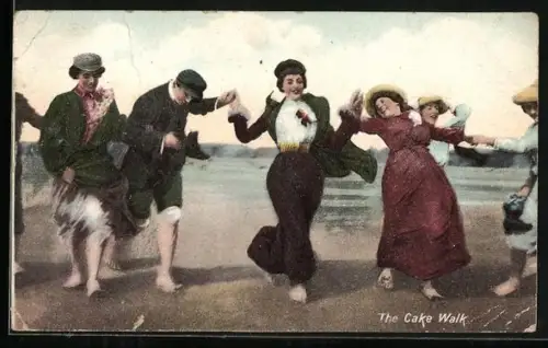 AK Cake-Walk am Strand