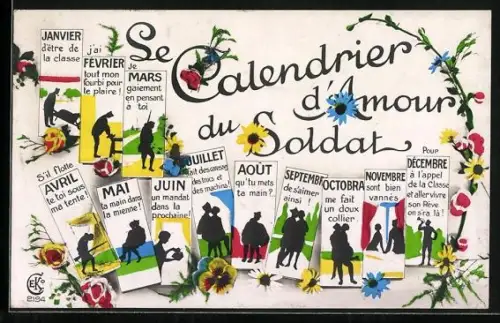 AK Le Calendrier d`Amour du Soldat