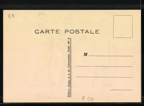 Künstler-AK Lorsque vous éconduisez un Assureur