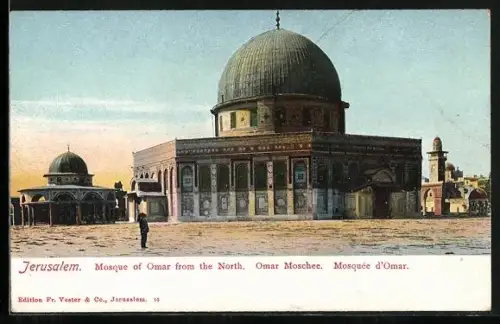 AK Jerusalem, Mosque of omar from the North