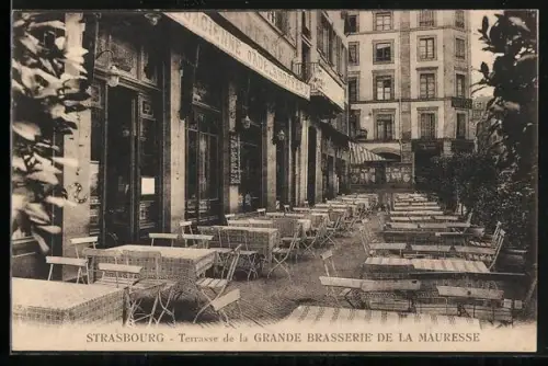 AK Strasbourg, Terrasse de la Grande Brasserie de la Mauresse