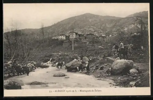AK Albanie, Montagnes de Zelova