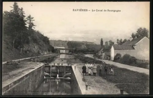 AK Ravières, Le Canal de Bourgogne