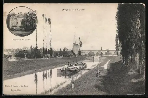 AK Noyen, Le Canal, Chateau de Malicorne
