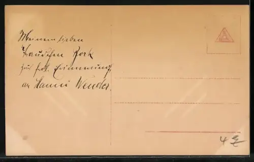 AK Prinzessin & Prinz August Wilhelm von Preussen