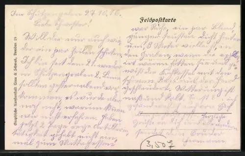 AK Kgl. Landwehr Infanterie-Regt. Nr. 53, Sturm mit Germania