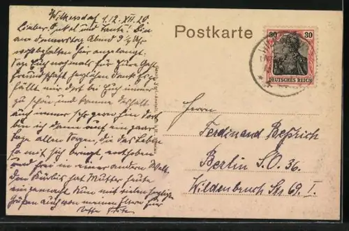 AK Cüstrin / Kostrzyn, Partie an der Festung mit städt. Mittelschule