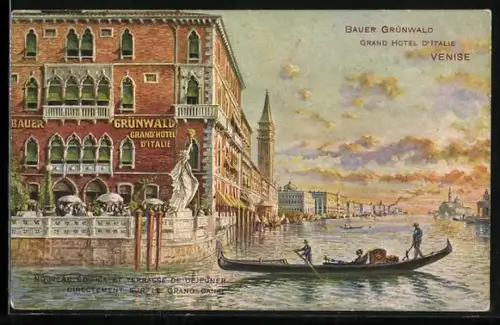 AK Venise, Bauer Grünwald Grand Hotel D'Italie
