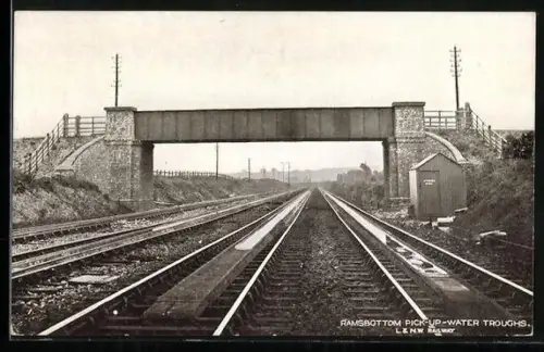 AK Ramsbottom, Pick-up-Water Troughs, L. & N. W. Railway