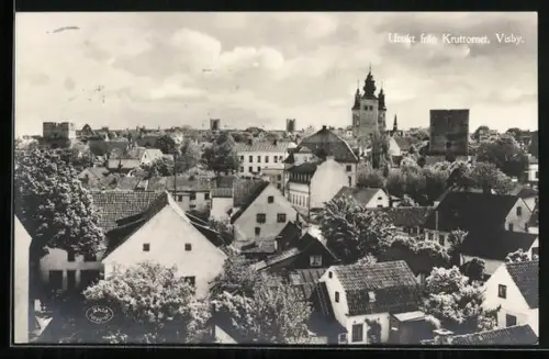 AK Visby, Utsikt fran Kruttornet