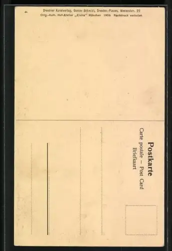 AK Prinzessin Monika von Sachsen und Prinzessin Luisa v. Toscana im Kleid