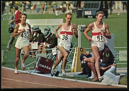AK Olympische Spiele 1968 Mexico, 1500 Lauf, Endlauf
