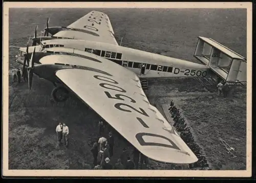 AK Ganzmetall-Grossflugzeug Junkers-G 38