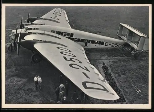 AK Ganzmetall-Grossflugzeug Junkers-G 38