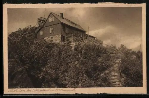 AK Schreiberhau, Gasthof auf dem Hochstein