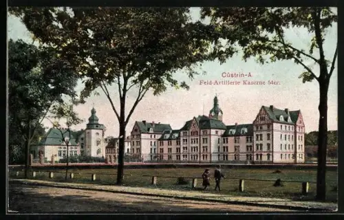 AK Cüstrin / Kostrzyn, Feld-Artillerie Kaserne 54er