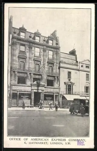 AK London, Office of American Express Company, 6, Haymarket