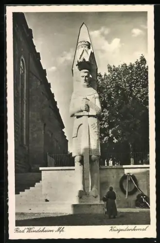 AK Bad Windsheim /Mfr., Kriegerdenkmal
