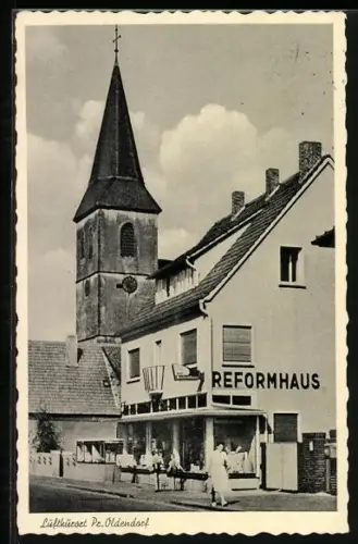 AK Pr. Oldendorf, Kirche, Reformhaus