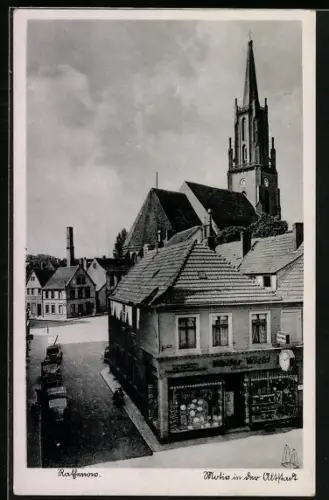 AK Rathenow, Motiv in der Altstadt