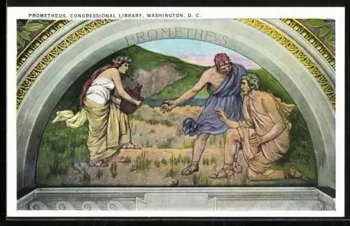 AK Washington D. C., Library of Congress, Prometheus