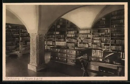 AK Nonnberg i. Salzburg, Benediktinerkloster, Bibliothek