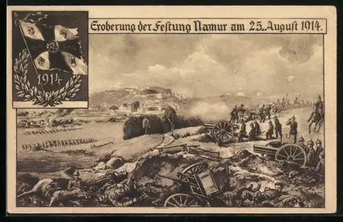 AK Eroberung der Festung Namur 1914