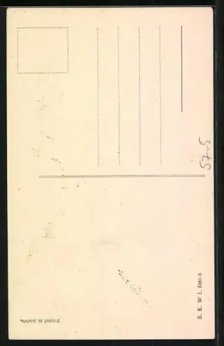 AK Champignon mit Zweigen