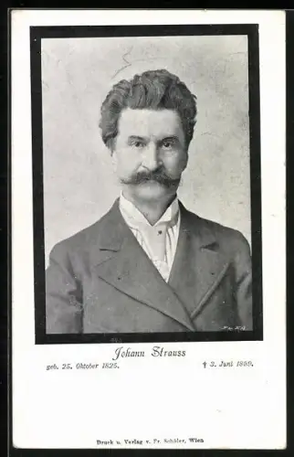 AK Johann Strauss, 1925-1899, Komponist