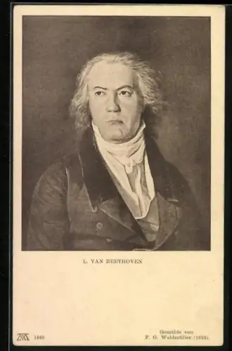 AK Portrait des Komponisten L. v. Beethoven