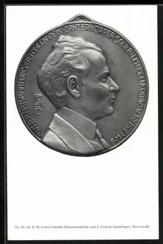 AK B. M. Leser-Lasario, Bronzemedaille
