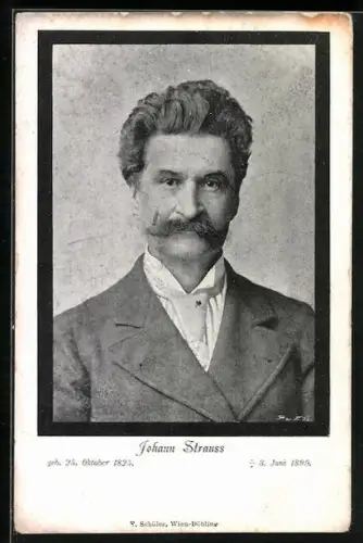 AK Johann Strauss, 1825-1899, Komponist